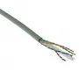ACT Cat 6 F/UTP solid installation cable, PVC, CPR euroclass ECA, 24AWG, grey 305 meter