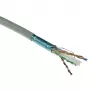 ACT Cat 6 F/UTP solid installation cable, PVC, CPR euroclass ECA, 24 AWG, grey 305 meter