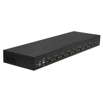 RealPower 284513 serial converter/repeater/isolator USB 2.0 RS-232 Black
