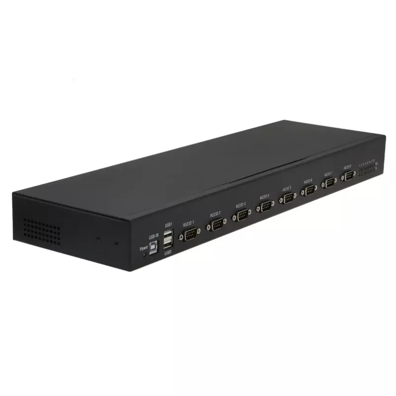 RealPower 284513 serial converter/repeater/isolator USB 2.0 RS-232 Black