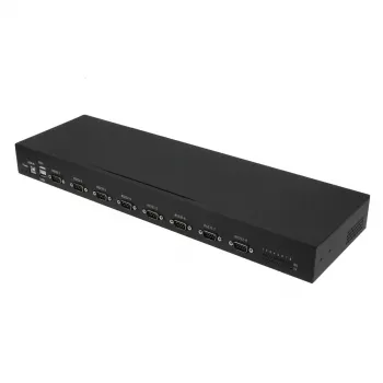 RealPower 284513 serial converter/repeater/isolator USB 2.0 RS-232 Black