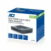 ACT Dual HDMI input USB-C Video Switcher 60Hz Grey