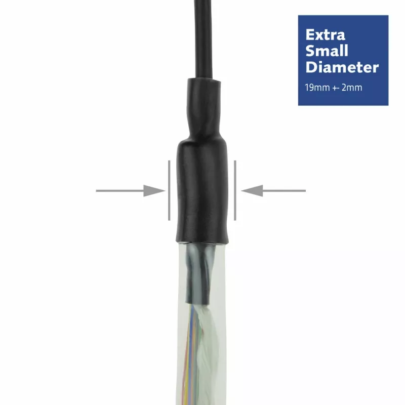 ACT 140 meters Singlemode 9/125 OS2 indoor/outdoor cable 24 fibers with LC connectors