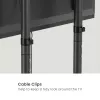 Mobile TV Trolley EQUIP 50 inch–90 inch with Pegboard Shelf, VESA 200x200–600x400, 60 kg, black