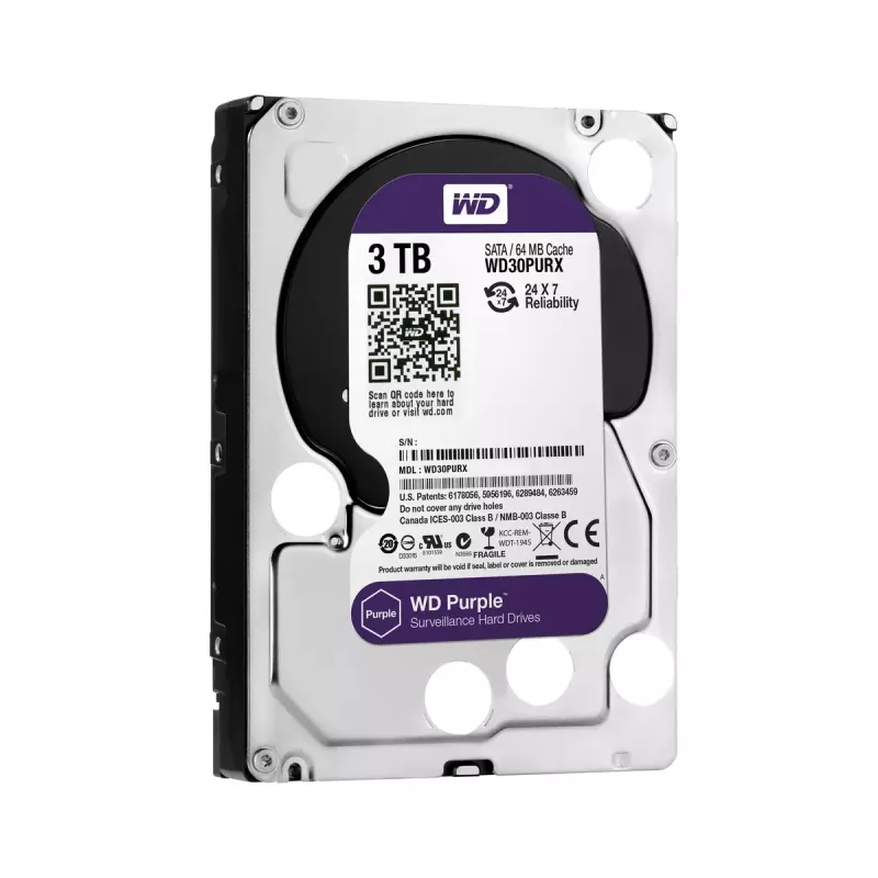 HDD Western Digital 3TB 3.5 inch SATA WD30PURX