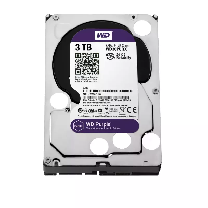 HDD Western Digital 3TB 3.5 inch SATA WD30PURX