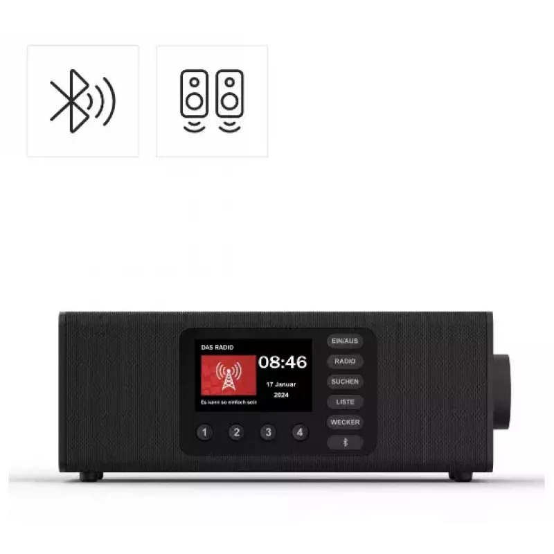 Personal Radio Hama DR2002BT Digital Tuner DAB DAB+ FM 10W