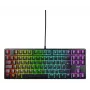 Mechanical gaming keyboard No name K4V2 RGB — Tenkeyless 80–87%, AZERTY French, USB, RGB backlight, 68 keys, 2 m cable, black