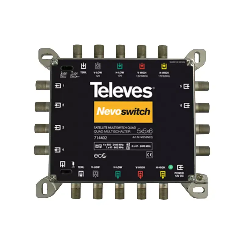 Satellite multiswitch Televes MS56NCQ 5 inputs 6 outputs