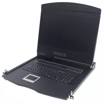 Intellinet 508025 rack console 43.2 cm (17 inch) 1280 x 1024 pixels Black 1U