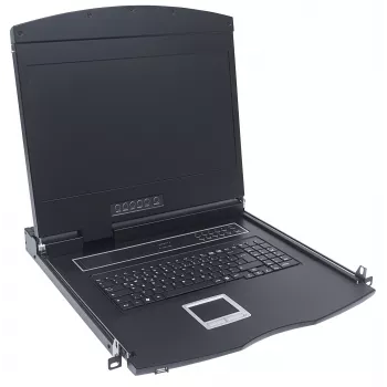 Intellinet 508025 rack console 43.2 cm (17 inch) 1280 x 1024 pixels Black 1U