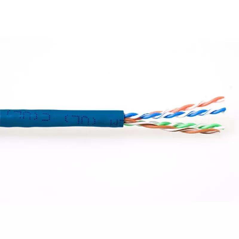 ACT CAT6 U/UTP stranded patch blue 305 m, 305 m, Cat6, Blue