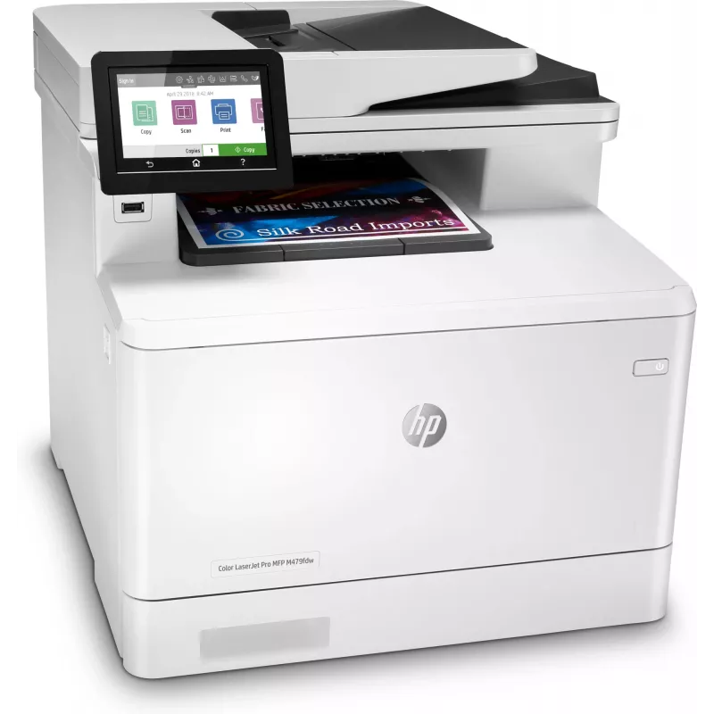 HP Color LaserJet Pro MFP M479fdw, Print, copy, scan, fax, email, Scan to email/PDF; Two-sided printing; 50-sheet uncurled ADF