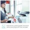 HP Color LaserJet Pro MFP M479fdw, Print, copy, scan, fax, email, Scan to email/PDF; Two-sided printing; 50-sheet uncurled ADF