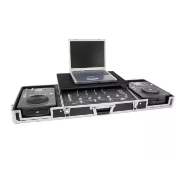 Flight case Roadinger 3012534A Plywood Black Silver 10.6 kg