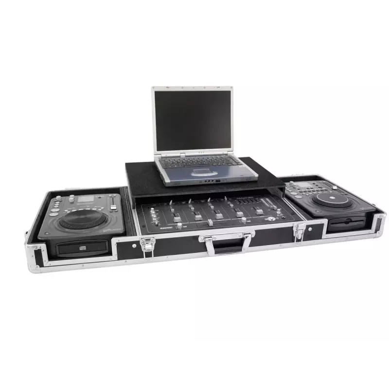Flight case Roadinger 3012534A Plywood Black Silver 10.6 kg