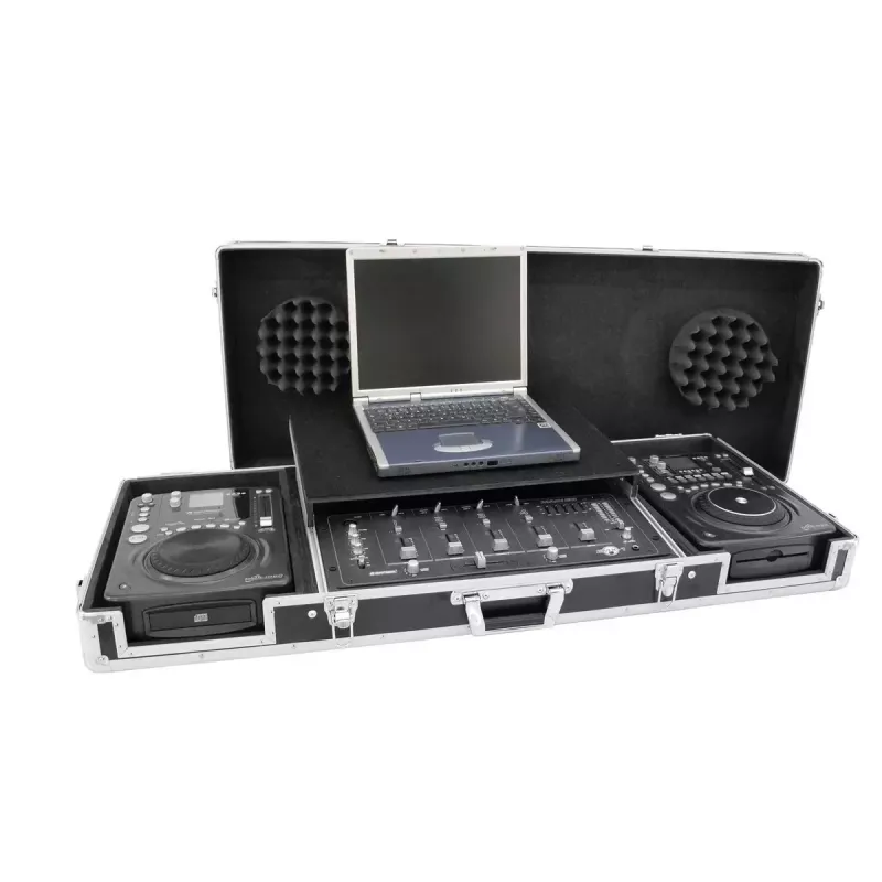 Flight case Roadinger 3012534A Plywood Black Silver 10.6 kg