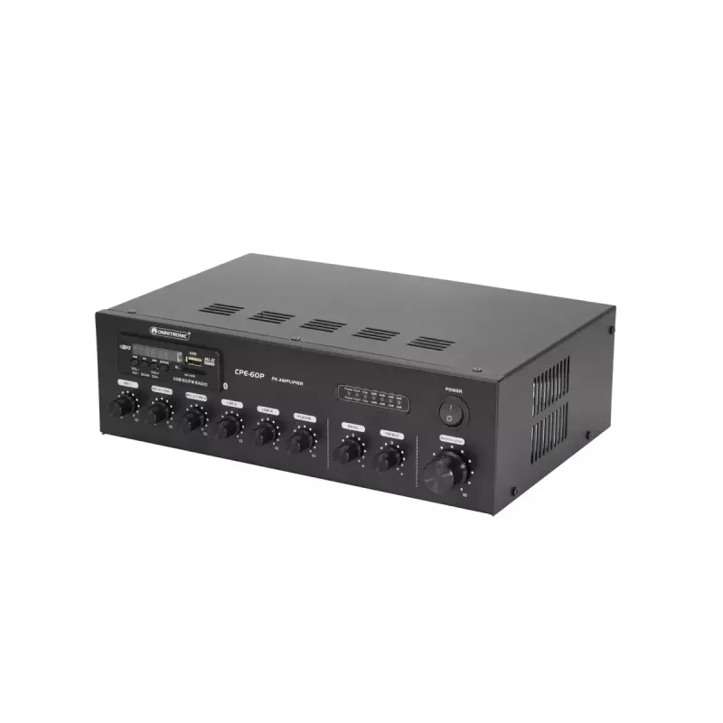 Audio amplifier Omnitronic 80709606 Performance/stage Black