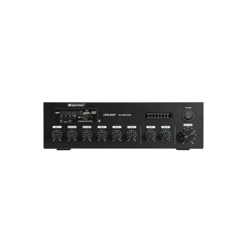 Audio amplifier Omnitronic 80709606 Performance/stage Black