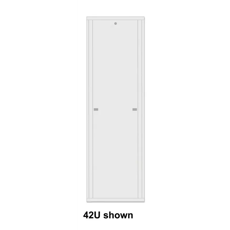 Intellinet 19 inch Network Cabinet - Free Standing (Basic), 42U, 600x800mm (width x depth), Grey, Flatpack, Max 600kg, Single-Point Door Lock, One Lock Per Side Panel, Usable Depth 123 to 573mm, Rack, IP20 rated, Steel