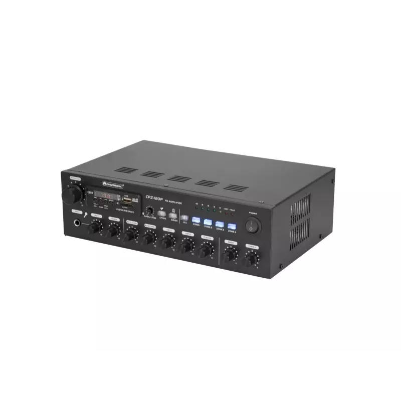 Audio amplifier Omnitronic 80709704 Performance/stage Black