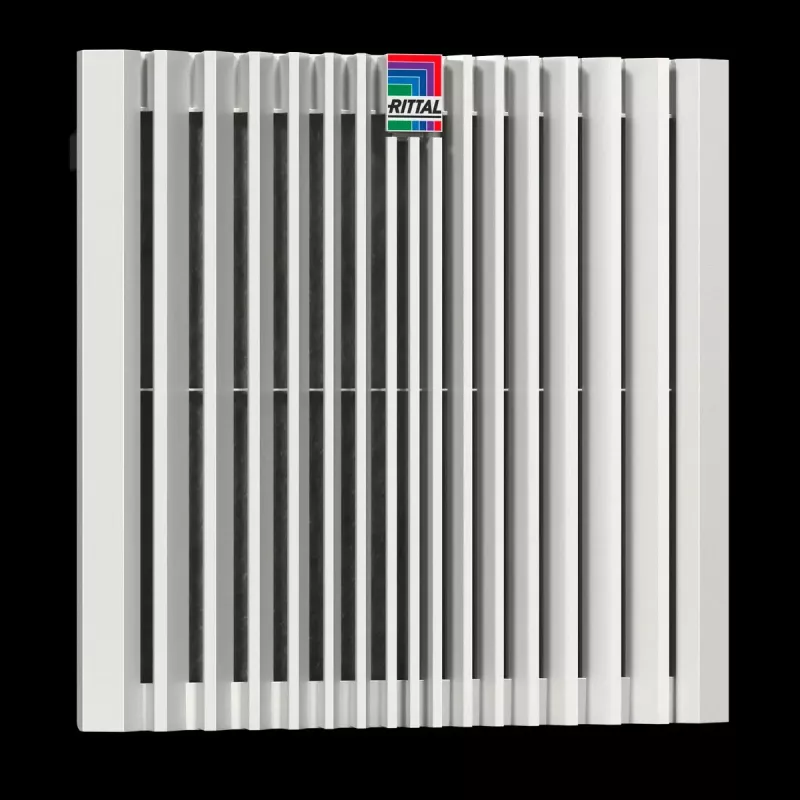 Rack accessory Rittal 3244.740 — plastic housing, airflow 910 m³/h, white