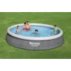 Framed pool Bestway Fast Set Round Inflatable Pool Set 4.57 m x 84 cm Capacity 9677 L