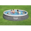 Framed pool Bestway Fast Set Round Inflatable Pool Set 4.57 m x 84 cm Capacity 9677 L
