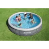Framed pool Bestway Fast Set Round Inflatable Pool Set 4.57 m x 84 cm Capacity 9677 L