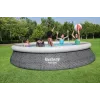 Framed pool Bestway Fast Set Round Inflatable Pool Set 4.57 m x 84 cm Capacity 9677 L