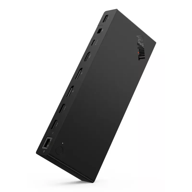 Docking station Lenovo ThinkPad USB4 Smart Dock 5500 — USB4 wired, 65W PD, Gigabit Ethernet, 4K@60Hz, AC 100W, Eclipse Black