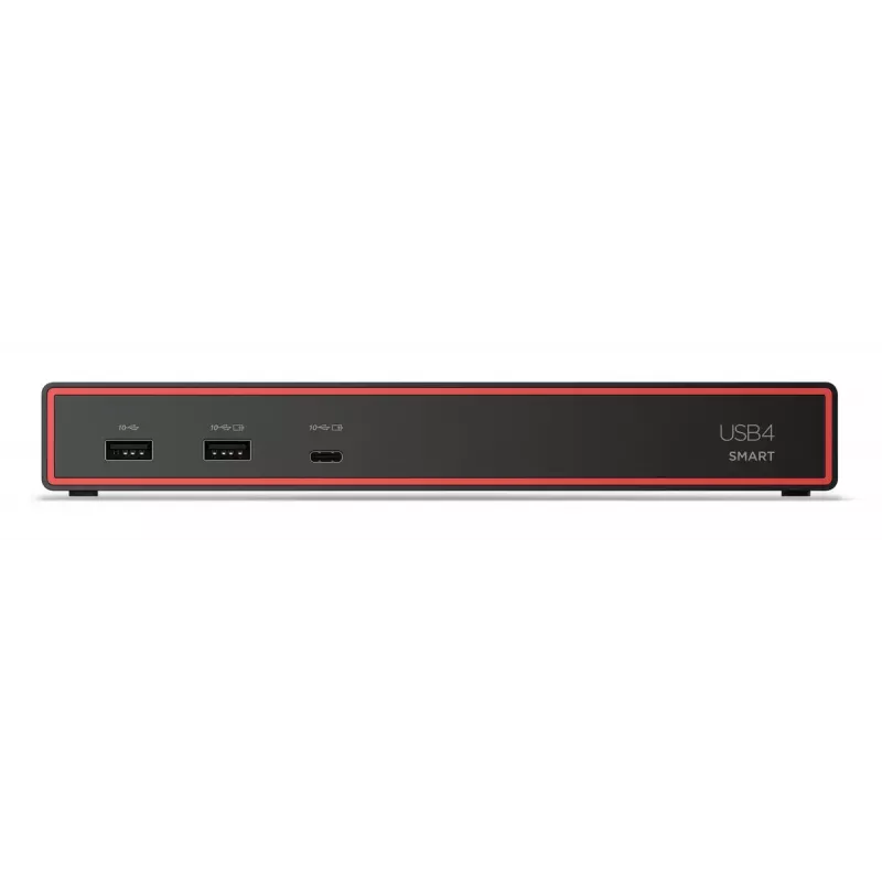 Docking station Lenovo ThinkPad USB4 Smart Dock 5500 — USB4, 65W PD, Gigabit Ethernet, 4K@60Hz, 100W PSU, Eclipse Black