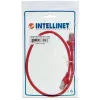 Intellinet Network Patch Cable, Cat5e, 15m, Red, CCA, SF/UTP, PVC, RJ45, Gold Plated Contacts, Snagless, Booted, Lifetime Warranty