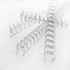 GBC Wire spines 3:1 NO8 12.5mm A4, Silver, 3 sheets, Metal, A4, 1.25 cm, 280 mm