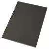 GBC Binding Cover Leather Grain A3, A3, Carton, Black, 297 mm, 422 mm, 21 mm