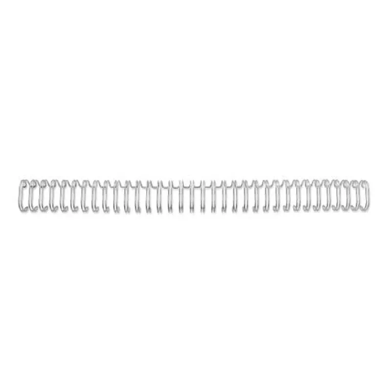 GBC WireBind Binding Wires 3:1 No3 5mm Silver (100), Silver, 250 sheets, Metal, A4, 379 g, 320 mm