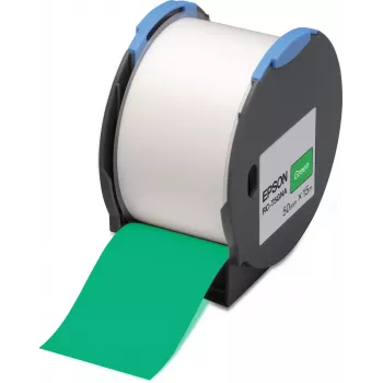 Label tape Epson RC-T5GNA, 50 mm width, green, 15 m length