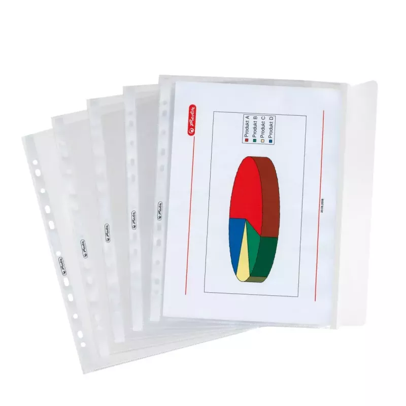 Folder Herlitz 5896204 Polypropylene (PP) Transparent A4