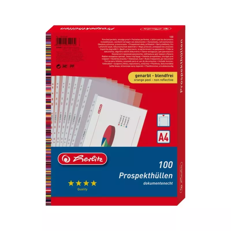 Sheet protector Herlitz 10840320 A4