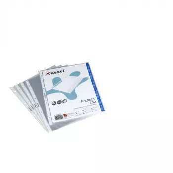 Rexel Crystal Clear A4 Top Open Pocket (50), 210 x 297 mm (A4), Transparent, Polypropylene (PP), Portrait, 50 pc(s)
