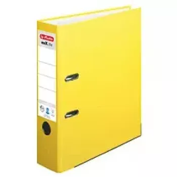 Ring binder Herlitz 10841534 A4 Yellow