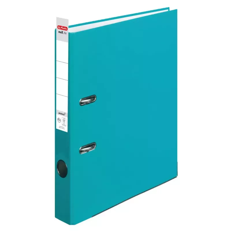 Herlitz maX.file ring binder A4 Turquoise Polypropylene