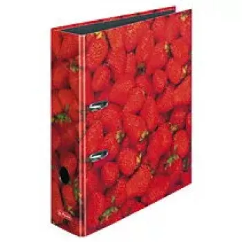 Ring Binder Herlitz 10485126 A4 Pink Black Red