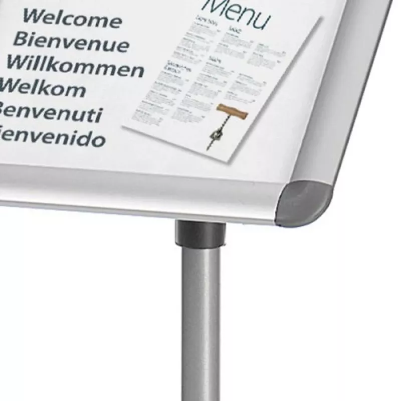 Nobo Essence A4 Display Stand, Silver, Aluminium, 340 mm, 1405 mm