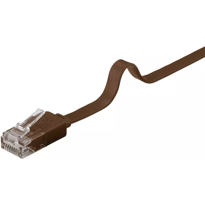 Networking Cable Goobay 95896 3m Cat6 U/UTP Brown