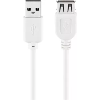 USB Extension Cable Goobay 96197 0.6m White