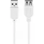 USB 2.0 Hi-Speed Extension Cable Goobay 96198 1.8m White