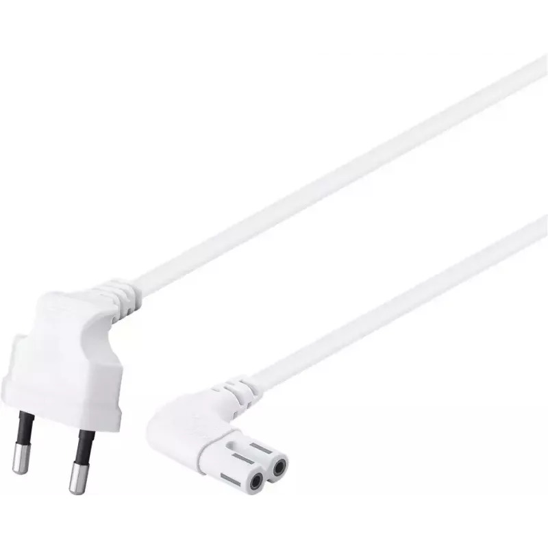 Goobay Connection Cable Euro Plug Angled at Both Ends 1.5m