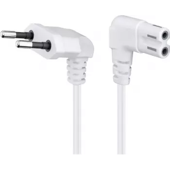 Goobay Connection Cable Euro Plug Angled at Both Ends 1.5m