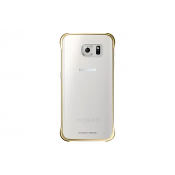 Samsung EF-QG925B mobile phone case Cover Gold, Transparent